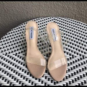 Steve Madden Shoes - Clear heels Steve Madden Shoes - Clear heels